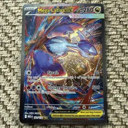 Pokemon Mega Latias EX Holo Rare Full Art 280 HP 181/132 Me01 English - Image 1