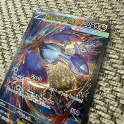 Pokemon Mega Latias EX Holo Rare Full Art 280 HP 181/132 Me01 English - Image 4
