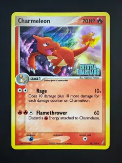 Charmeleon 29/100 Pokemon Crystal Guardians Reverse Holofoil Stamped (LP) 2006 - Image 1