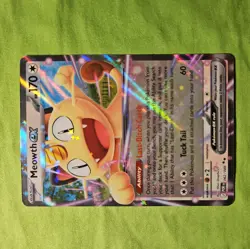 Pokemon TCG Meowth EX 062/088 Me03: Perfect Order HoloDouble Rare - Image 1