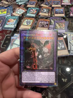 Yugioh Darklord Eveningstar BPRO-EN036 Secret Starlight Prismatic Rare NM - Image 1