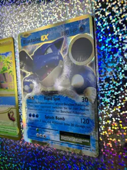 Pokemon TCG: Evolutions 21/108 Blastoise EX; Secret Rare 263/182 Beach Court - Image 3
