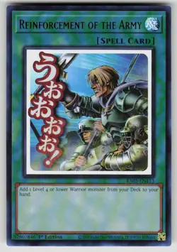 Reinforcement of the Army Ultra Rare Rarity Collection 5 RA05-EN113 NM Yu-Gi-Oh - Image 1