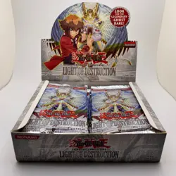 Yu-Gi-Oh! - Light of Destruction EMPTY Booster Box & Packs Unlimited ORIGINAL - Image 1