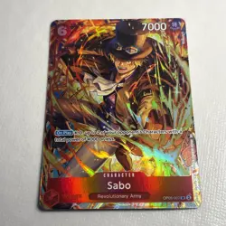 Sabo OP05-007 SR | One Piece TCG: Illustration Box Vol.5 English — Foil NM - Image 1