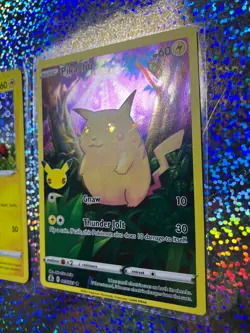 2021 Pokemon TCG Sword & Shield Celebrations Rare Holo 005/025 Pikachu - Image 4
