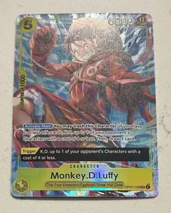 Monkey.D.Luffy OP07-109 Full Art - One Piece Illustration Box Vol. 3 Foil Promo - Image 2