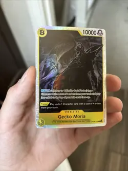 Gecko Moria One Piece Op14-104 SR Super Rare English Near Mint - Image 1