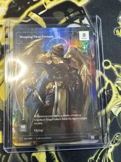 Wonders of the First CCG CoTS Weeping Titan Fortuna Mythic Formless Foil 071/402 - Image 1