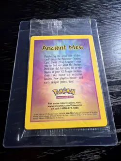 Private Listing - Ancient Mew SEALED Pokemon Unopened 2000 Movie Promo Holo Card - Image 2