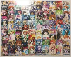 Lot of 100 Japanese Weiss Weiß Schwarz Magical Girl Lyrical Nanoha Card set - Image 1