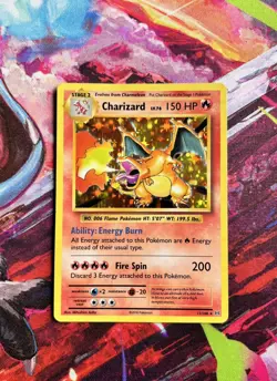 Pokemon TCG Charizard XY Evolutions 2016 Holo Rare Card 11/108 LP - Image 1