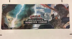 Yu-Gi-Oh Monster League Playmat Typhoon And Unbreakable Spirit Card Game TCG CCG - Image 1
