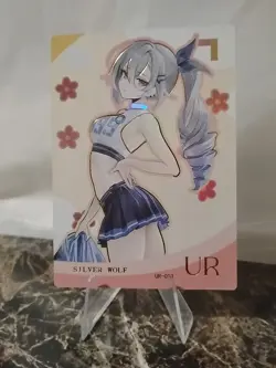 Goddess Of Power UR-003 Silver Wolf Honkai Star Rail Trading Card - Image 1