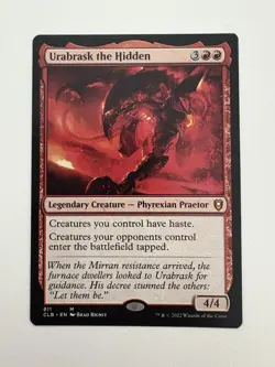 Urabrask the Hidden MTG Magic the Gathering Card NM Near Mint CLB - Image 1