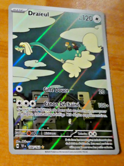 POKEMON CARD RARE HOLO CARTE DRAIEUL 184/162 TEF EV05 FR JCC MINT 2024 - Image 1