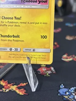 Ash's Pikachu TCG SM108 2017 Promo Card Pokemon 'I Choose You' Movie Promo Wow!! - Image 5