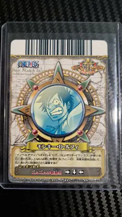 One Piece 2010 BANDAI BERRY MATCH MONKEY D LUFFY C 156 VINTAGE CARD OP - Image 2