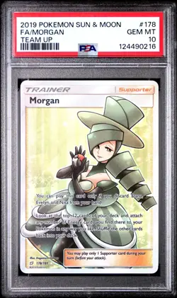 Morgan - 178/181 - Ultra Rare - Team Up - Pokemon Card - PSA 10 - Image 1