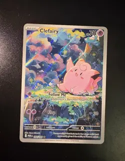 Clefairy 094/088 AR Art Rare Pokemon Card SV Set Full Art Holo NM - Image 1