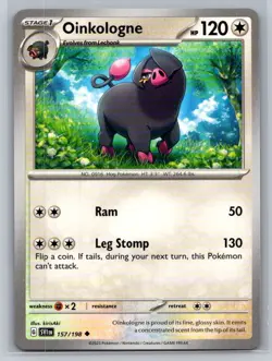 Oinkologne #157/198 SV01: Scarlet & Violet Base Set Uncommon - Pokemon Cards F54 - Image 1