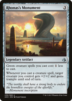 Rhonas's Monument #236 (MP) Amonkhet AKH Magic MTG - Image 1