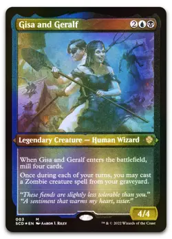 Gisa and Geralf (Foil Etched) #3 (LP) Starter Commander SCD Magic MTG - Image 1