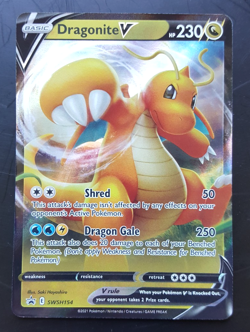 Dragonite V - SWSH154 - Pokemon TCG Sword Shield Black Star Promo - NM/M - Image 1