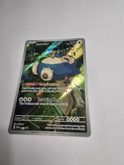 Pokemon Snorlax 051 Sv: Scarlet & Violet 151 ETB Black Star Promo Card - Image 2
