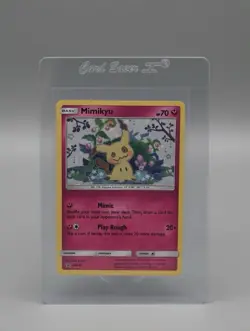 Mimikyu SM163 Holo Pokemon Sun & Moon Team Up Black Star Blister Promo Card - Image 1
