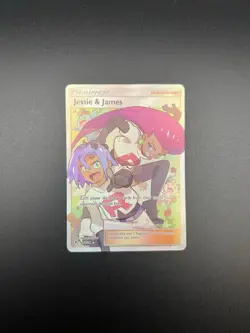Pokemon TCG Jessie & James (Full Art) 68/68 Hidden Fates Holo - Image 1