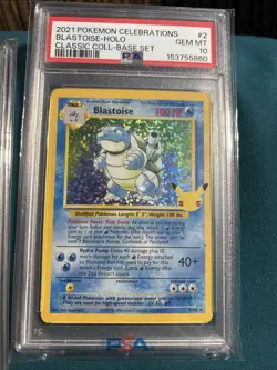 Pokemon Celebrations Charizard, Venusaur & Blastoise (PSA 10) Semi Sequential - Image 4