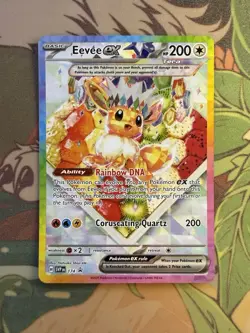 Pokemon TCG Eevee ex #174 Scarlet & Violet Promo EX Holo 2023 - Image 1