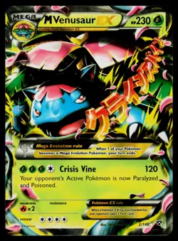 M Venusaur EX - Holo 2/146 Ultra Rare Pokemon XY Base Set NM - Image 1