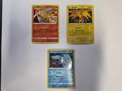 Pokemon Zapdos 48/185 Articuno 036/195 Moltres 021/172 Cosmos Holo Promo Set NM - Image 1