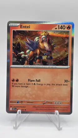 Entei 025/217 Mega Evolution Ascended Heroes Holo Rare Pokemon Card - Image 1
