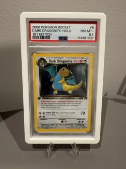 2000 Pokemon Team Rocket | 1st Edition Dark Dragonite Holo | PSA 8.5 (LOW POP!!) - Image 1