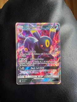 Pokemon TCG Umbreon GX Sun & Moon Base Set 80/149 Holo Ultra Rare - Image 1