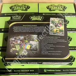 Pokemon TCG: Mega Evolution ME03 Perfect Order ETB (Pokemon Center Exclusive) - Image 2