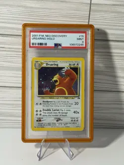 2001 Pokemon Neo Discovery Ursaring Holo Rare #15 PSA 9 MOUTH SWIRL! - Image 1