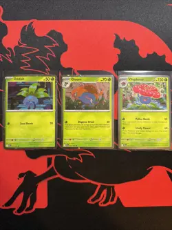 Pokemon Mega Evolutions - Cosmos Promos - Oddish Gloom Vileplume - NM - Image 2