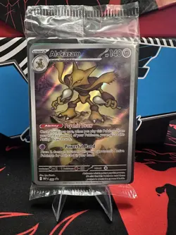 2025 Pokemon Mep EN-Me Black Star Promo Alakazam #009 SEALED - Image 1