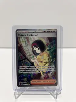 Erika's Invitation 203/165 SV 151 Special Illustration Rare Pokemon Near Mint NM - Image 1