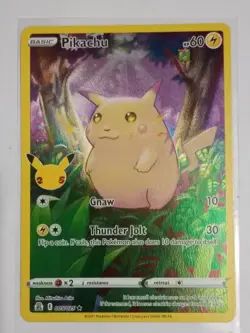Pokemon TCG Pikachu Celebrations 25/25 XY Holo LP - Image 1