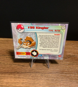 2000 Topps Pokemon TV Animation Edition Series 2 #99 Kingler *NM* - Image 2