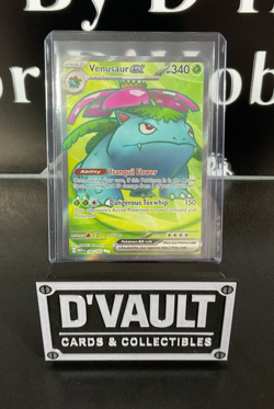 Venusaur ex Ultra Rare 182/165 Scarlet & Violet 151 Pokemon TCG NM/M - Image 1