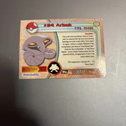 2000 Topps Pokemon Arbok #24 - Image 2