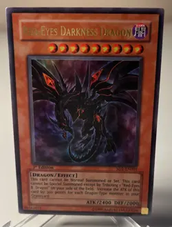 Red-Eyes Darkness Dragon SD1-EN001 Structure Deck: Dragon's Roar 1st Edition LP - Image 1