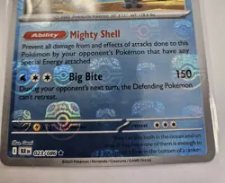 Carracosta 023/086 SV: Black Bolt Master Ball Holo NM Pokemon Card 2025 - Image 2