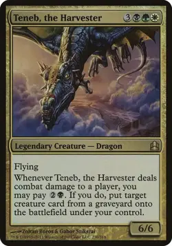 Teneb, the Harvester (Commander) - Oversize Cards (Foil) - Image 1